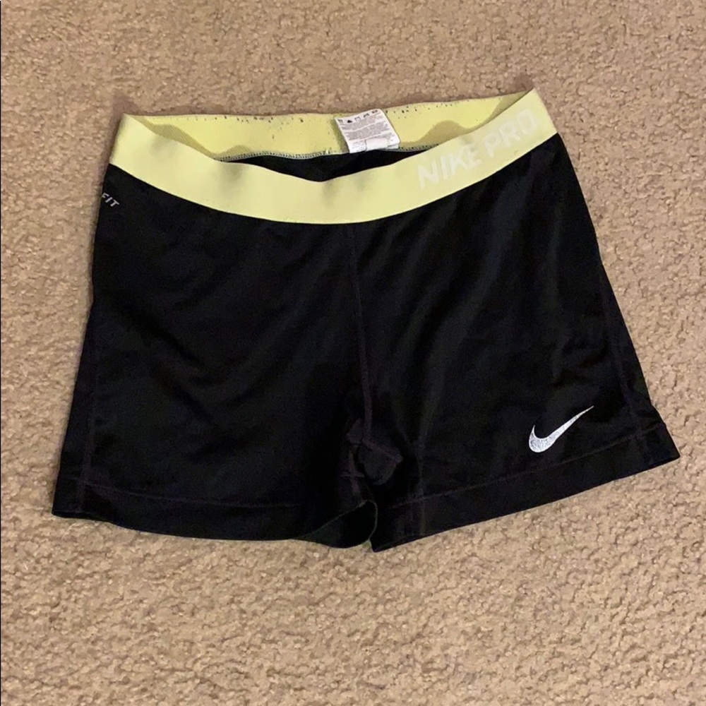 Yellow Band Nike Pros